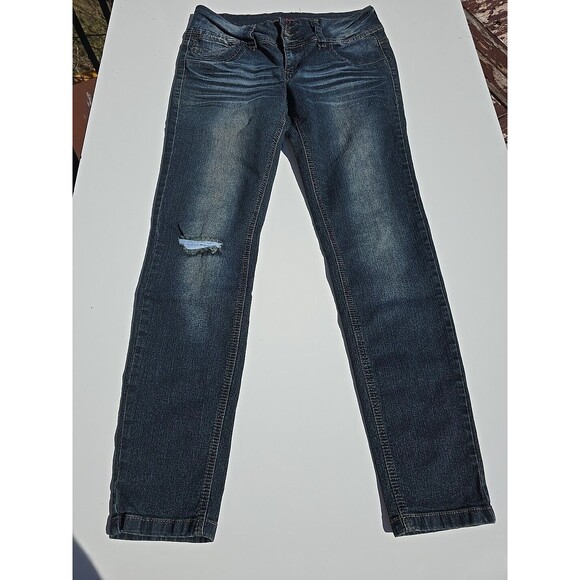 Vintage Bongo  Jeans Women’s Size 11  Mid Waisted Blue Denim - Picture 1 of 16